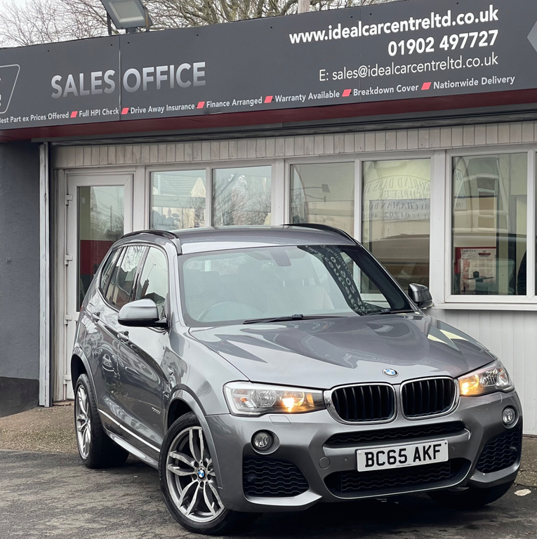 BMW X3 2.0 20D M Sport Suv Xdrive Euro 6 Grey