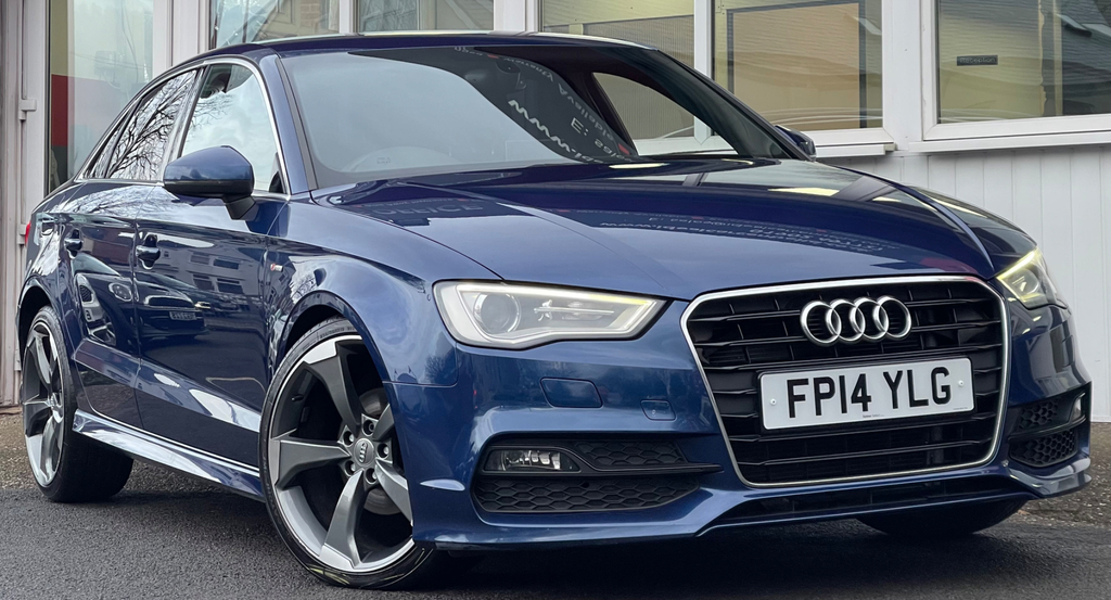 Audi A3 2.0 Tdi S Line Saloon Euro 5 S FP14YLG Blue #2