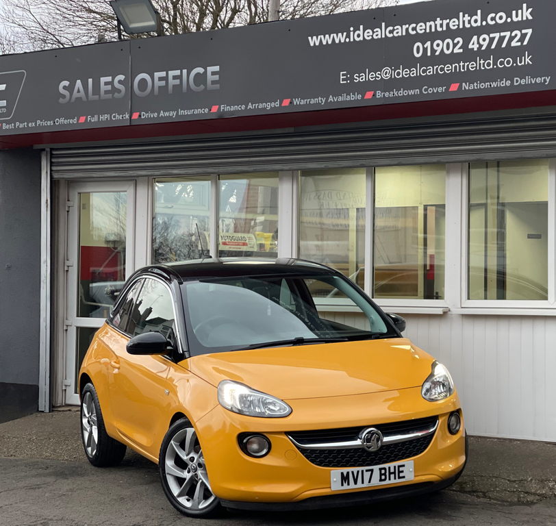 Vauxhall Adam 1.2I Slam Hatchback Euro 6 70 P Orange