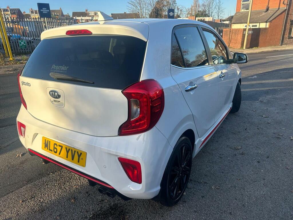 Kia Picanto Hatchback 1.25 Gt-line S Euro 6 201767 ML67YVY White #2