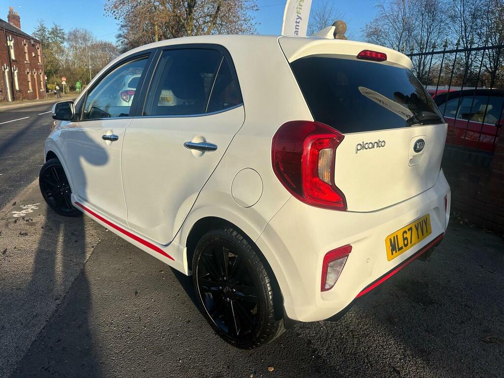 Kia Picanto Hatchback 1.25 Gt-line S Euro 6 201767 ML67YVY White #3