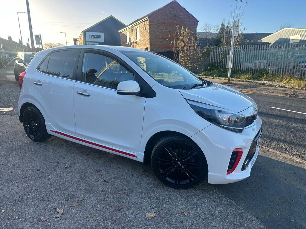 Kia Picanto Hatchback 1.25 Gt-line S Euro 6 201767 ML67YVY White #4