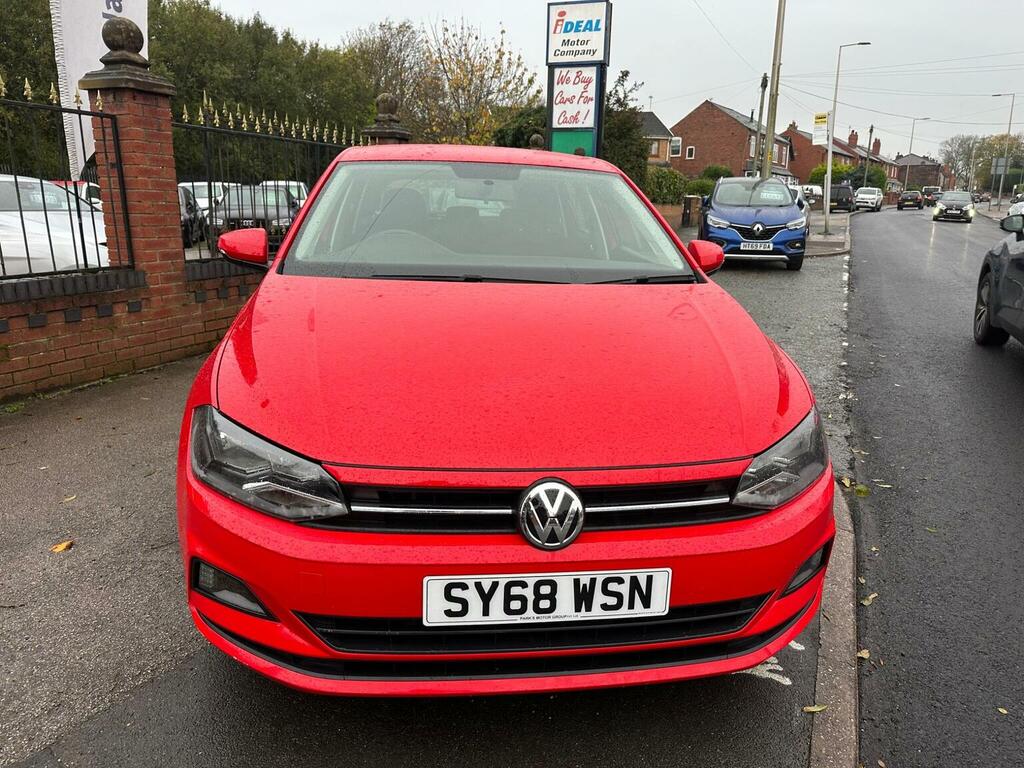 Volkswagen Polo Hatchback 1.0 Tsi Se Euro 6 Ss 201868 SY68WSN Red #6
