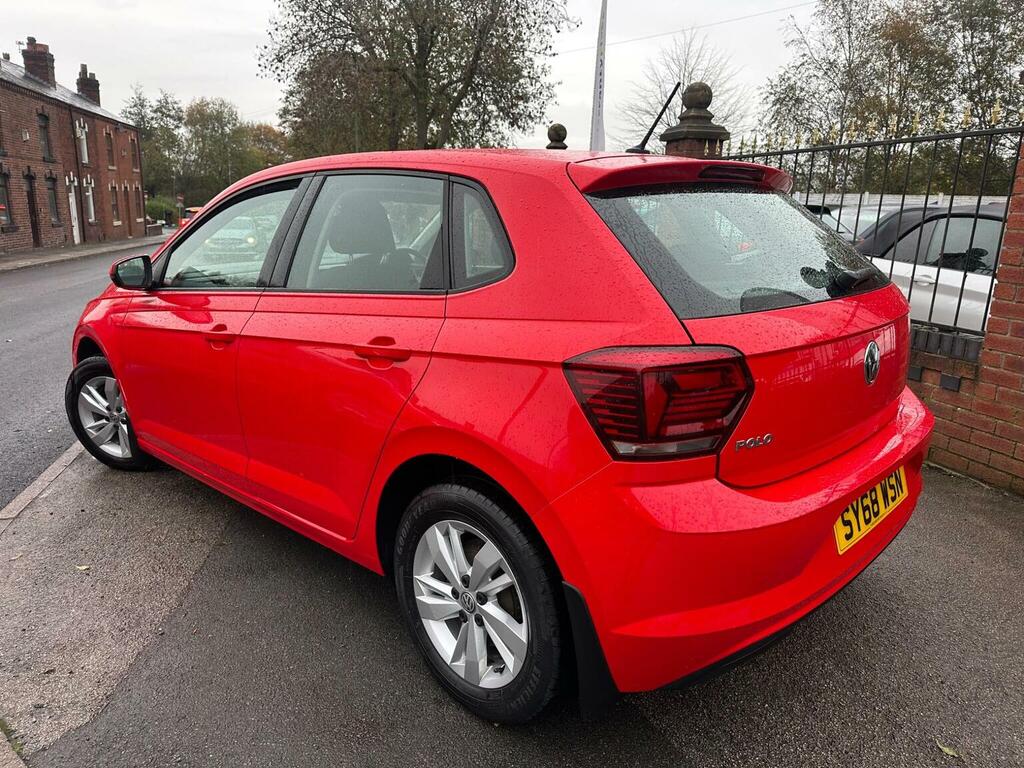 Volkswagen Polo Hatchback 1.0 Tsi Se Euro 6 Ss 201868 SY68WSN Red #4