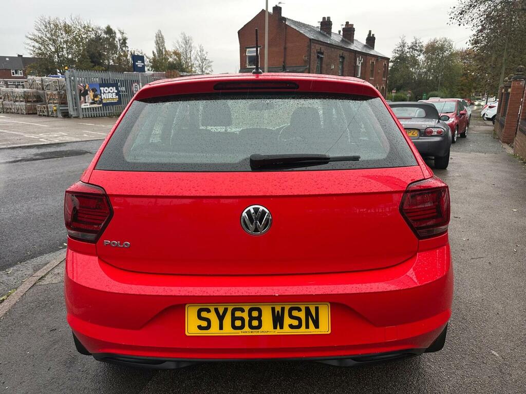 Volkswagen Polo Hatchback 1.0 Tsi Se Euro 6 Ss 201868 SY68WSN Red #3