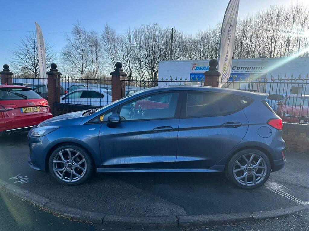 Ford Fiesta Hatchback 1.0T Ecoboost Mhev St-line Edition Euro YF73KKE Blue #5
