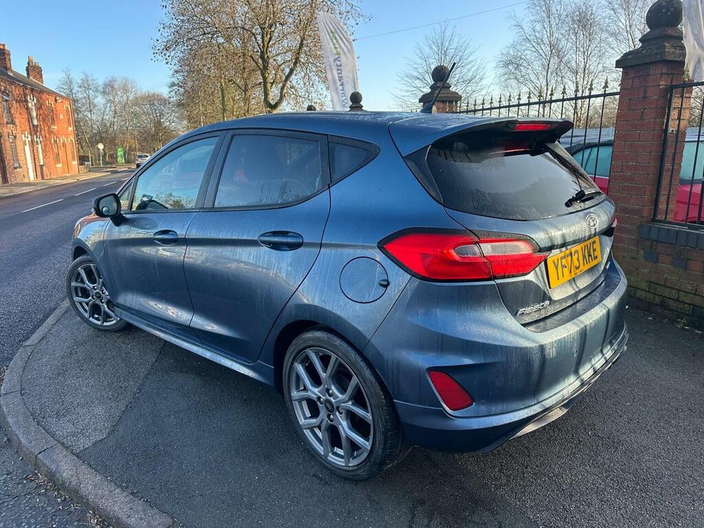 Ford Fiesta Hatchback 1.0T Ecoboost Mhev St-line Edition Euro YF73KKE Blue #4