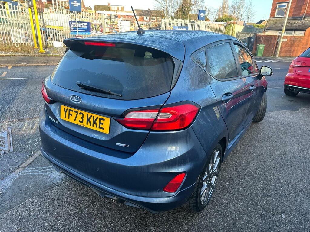 Ford Fiesta Hatchback 1.0T Ecoboost Mhev St-line Edition Euro YF73KKE Blue #3