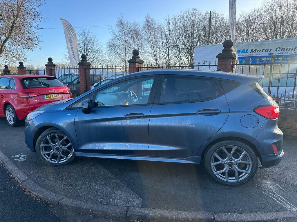 Ford Fiesta Hatchback 1.0T Ecoboost Mhev St-line Edition Euro YF73KKE Blue #6