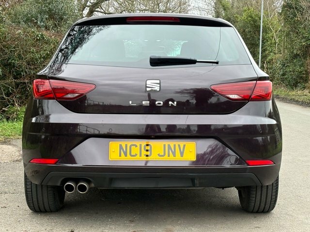 Seat Leon 2019 1.5 Tsi Evo Xcellence Lux Hatchback Petro NC19JNV Purple #2