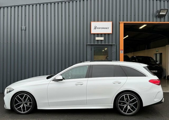 Mercedes-Benz C Class 2.0 C300dh Mhev Amg Line Premium Plus Estate LG22ZWM White #6