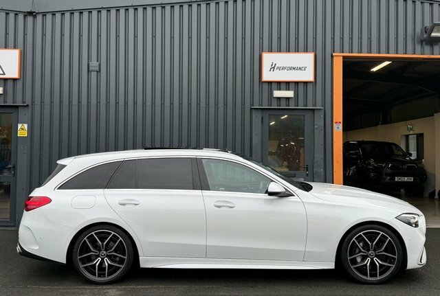 Mercedes-Benz C Class 2.0 C300dh Mhev Amg Line Premium Plus Estate LG22ZWM White #5