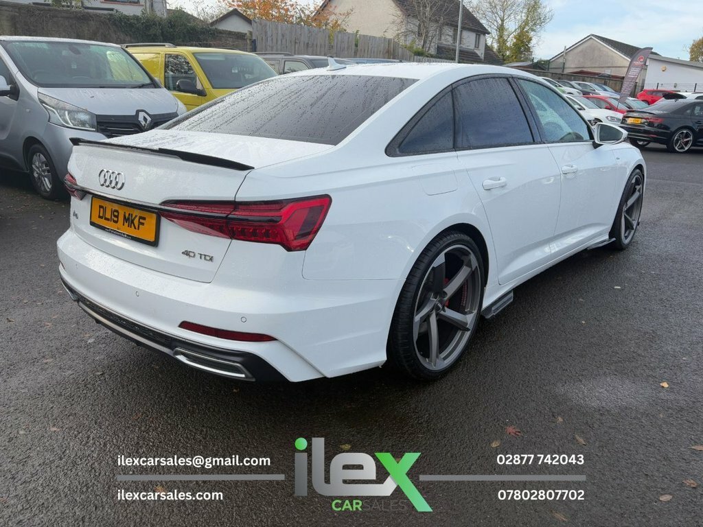 Audi A6 Saloon 2L S Line DL19MKF White #5