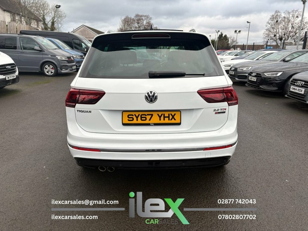 Volkswagen Tiguan 2L R-line SY67YHX White #6