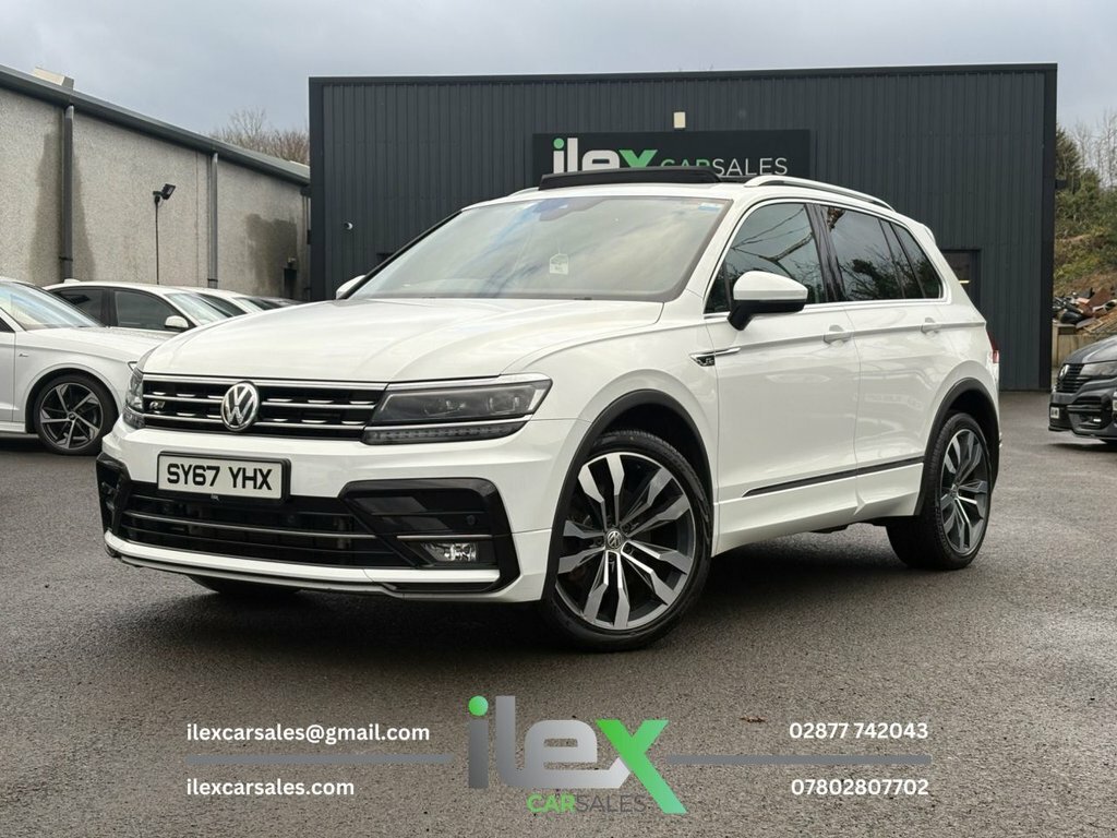 Volkswagen Tiguan 2L R-line SY67YHX White #3