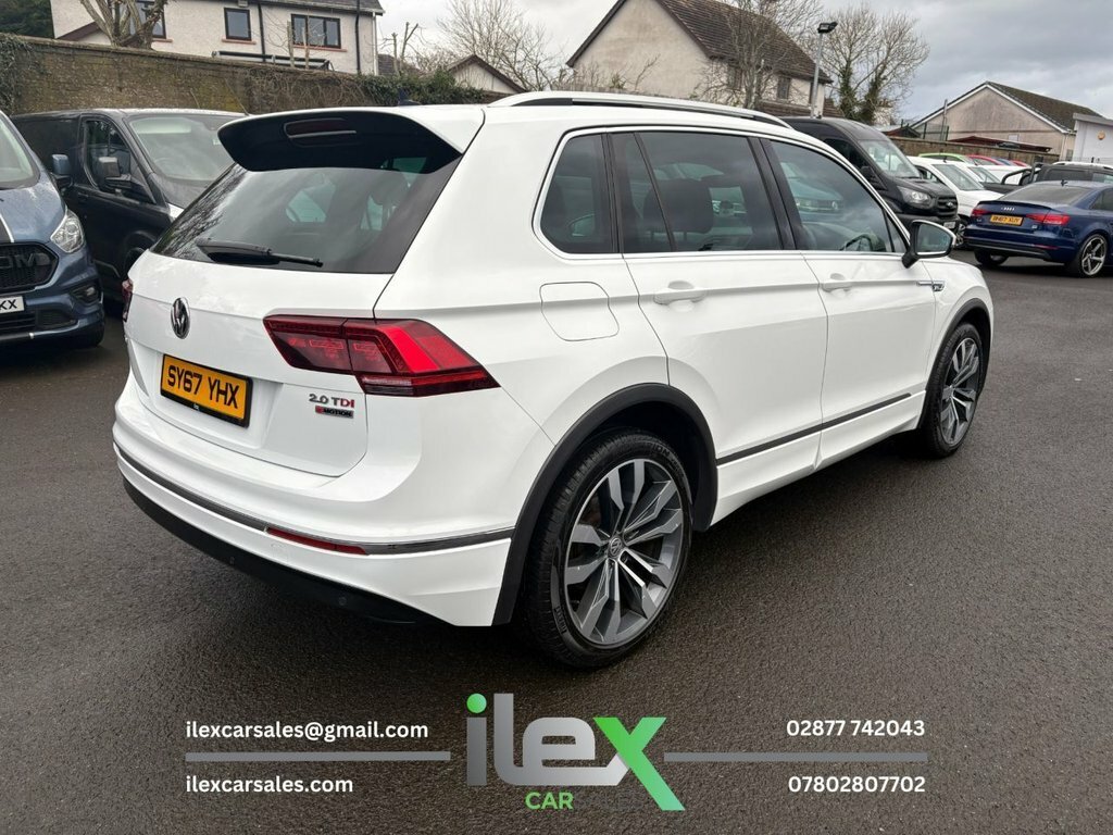 Volkswagen Tiguan 2L R-line SY67YHX White #5