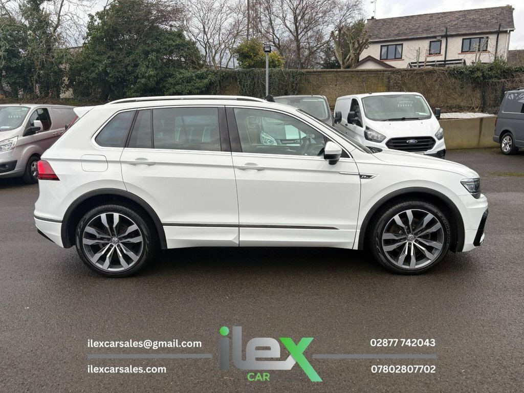 Volkswagen Tiguan 2L R-line SY67YHX White #4