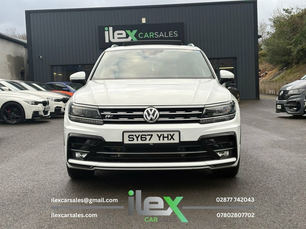 Volkswagen Tiguan 2L R-line SY67YHX White #2