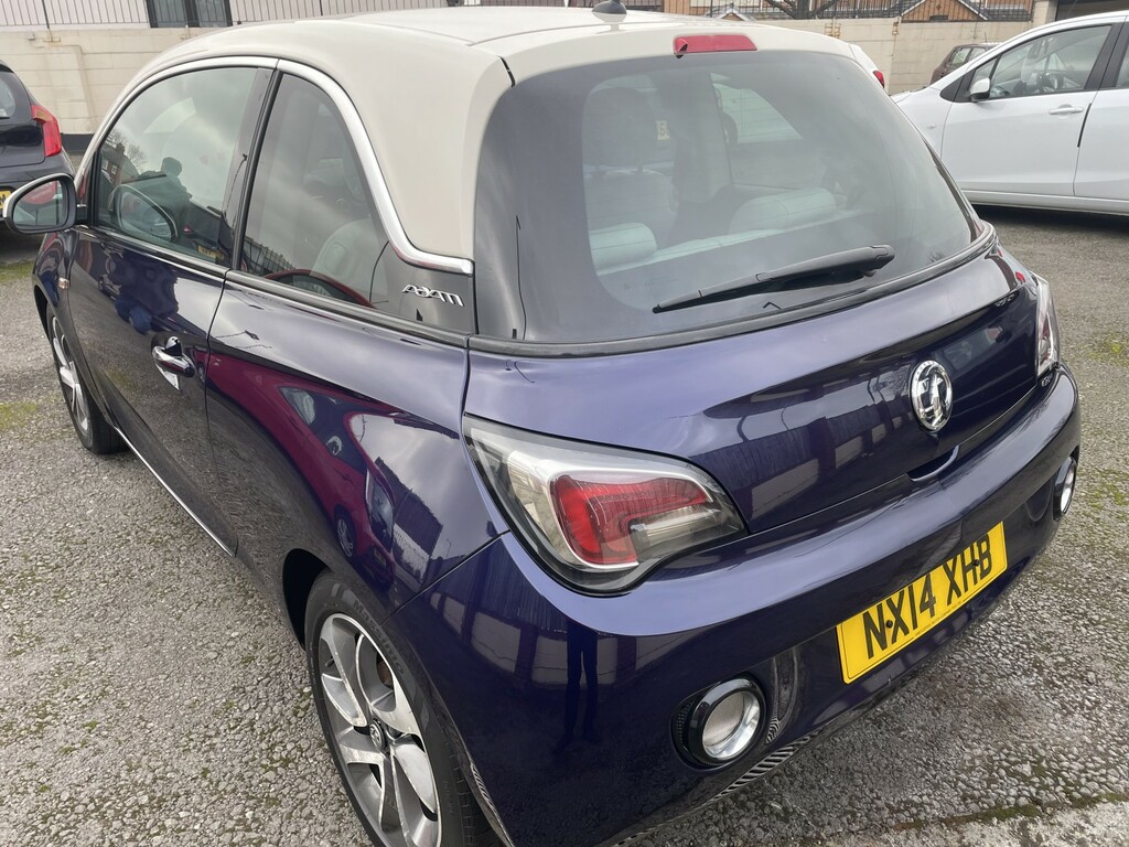 Vauxhall Adam Hatchback 1.2 16V Jam 2014 NX14XHB Blue #5