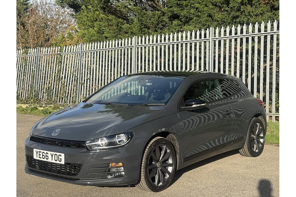Volkswagen Scirocco Tdi Bluemotion Tech Gt Black Edition YE66YOG Grey #5