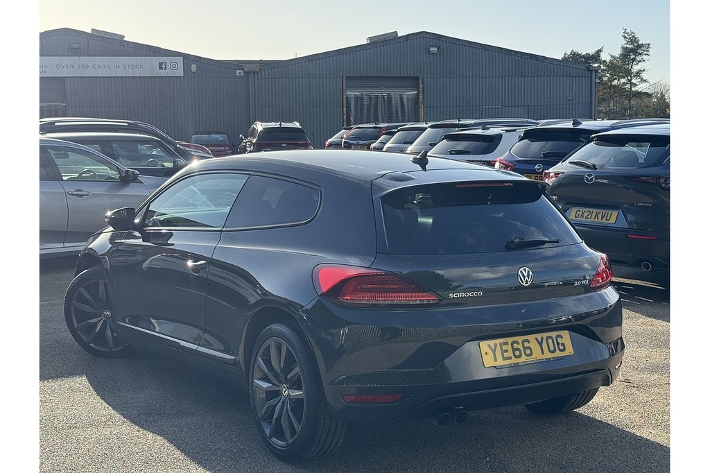 Volkswagen Scirocco Tdi Bluemotion Tech Gt Black Edition YE66YOG Grey #2