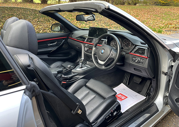 BMW 4 Series Sport Convertible GC15ATY Silver #5