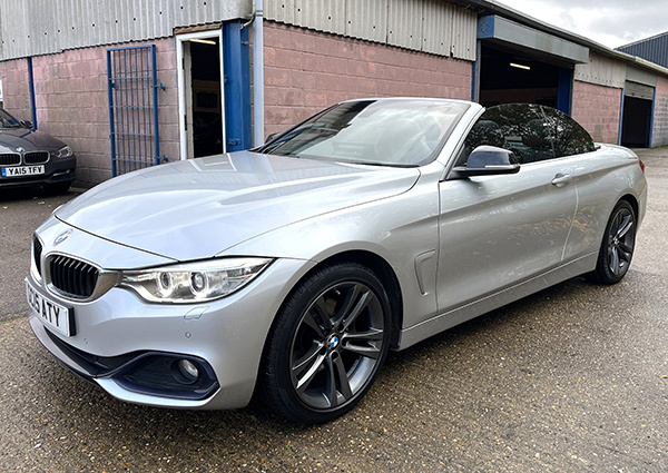 BMW 4 Series Sport Convertible GC15ATY Silver #2