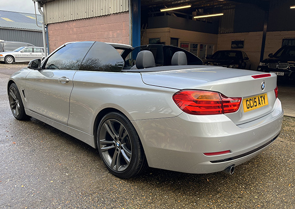 BMW 4 Series Sport Convertible GC15ATY Silver #4