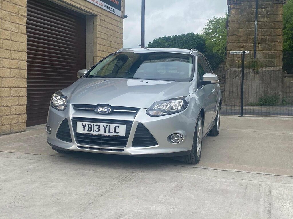 Ford Focus Estate 1.6 Tdci Econetic Zetec Euro 5 Ss 2 YB13YLC Silver #2