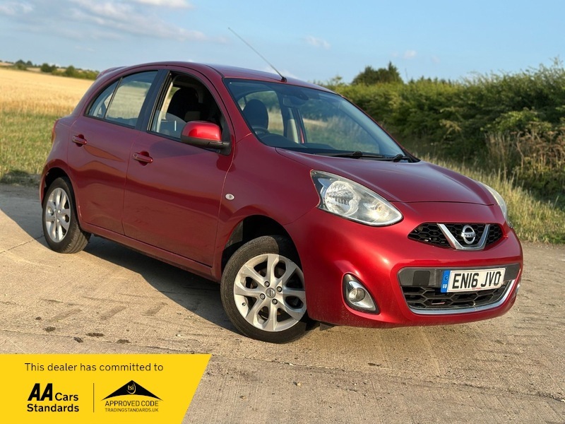 Nissan Micra 1.2 Acenta Hatchback EN16JVO Red #4