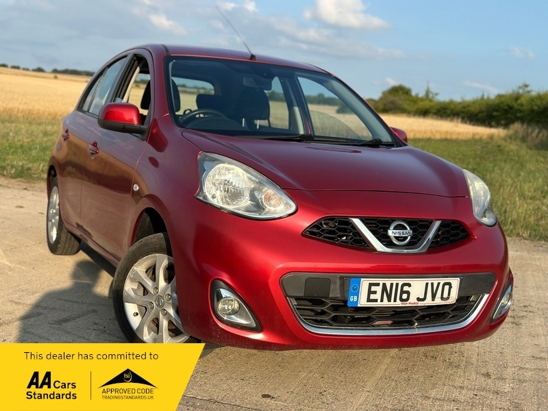 Nissan Micra 1.2 Acenta Hatchback EN16JVO Red #2