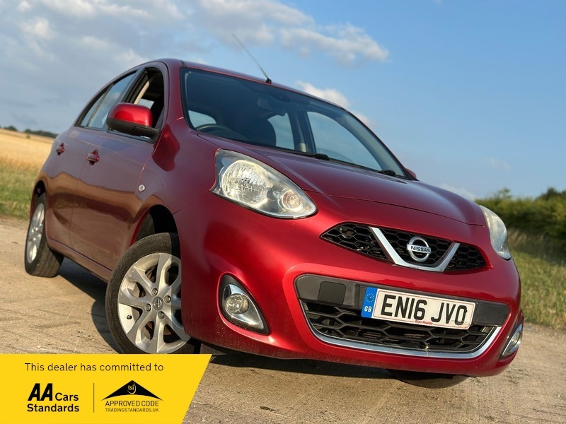 Nissan Micra 1.2 Acenta Hatchback EN16JVO Red #6