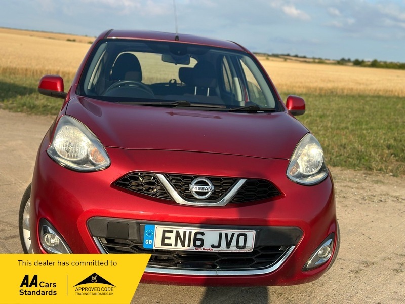Nissan Micra 1.2 Acenta Hatchback EN16JVO Red #5