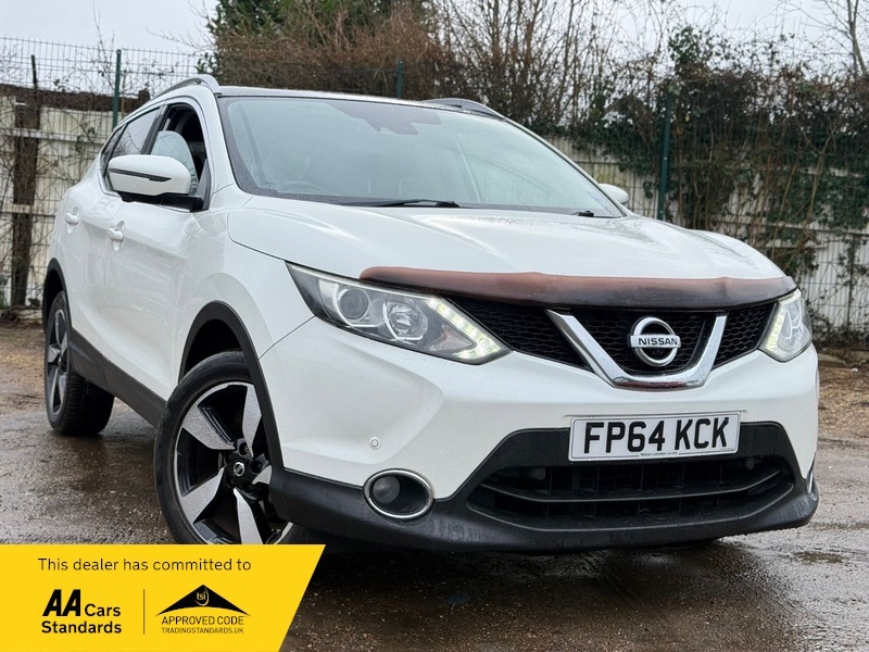 Nissan Qashqai 1.5 Dci N-tec Suv FP64KCK White #3