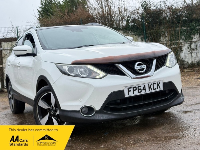 Nissan Qashqai 1.5 Dci N-tec Suv FP64KCK White #4