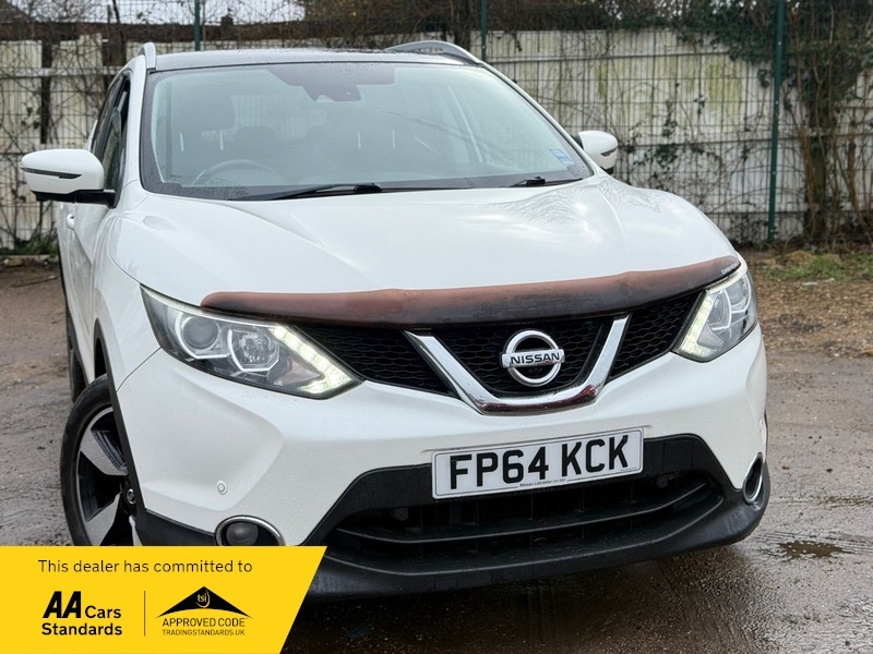 Nissan Qashqai 1.5 Dci N-tec Suv FP64KCK White #6