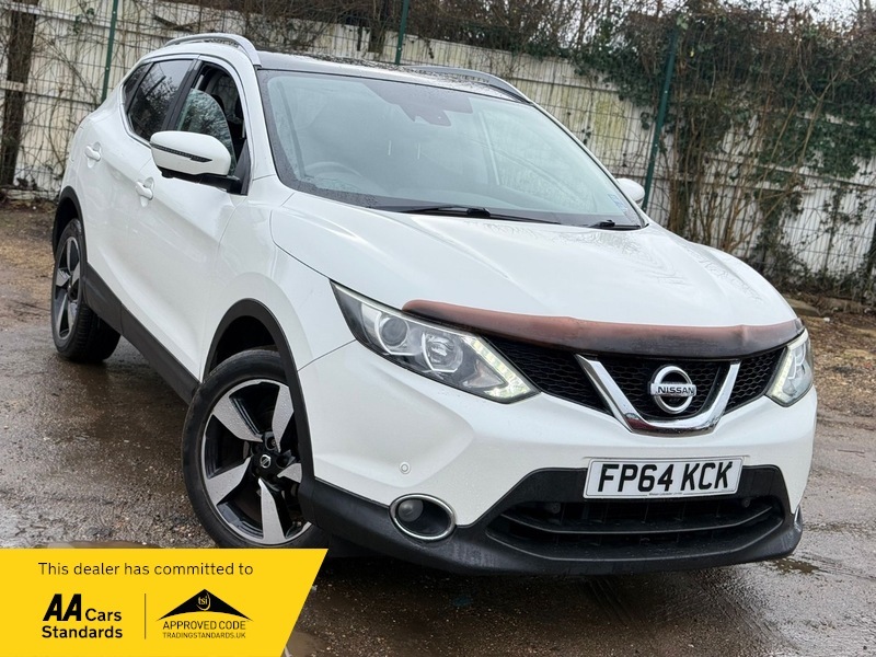 Nissan Qashqai 1.5 Dci N-tec Suv FP64KCK White #5