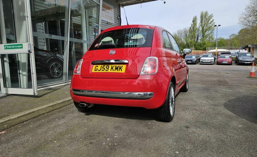 Fiat 500 1.2 Lounge Euro 5 GJ59KMK Red #6