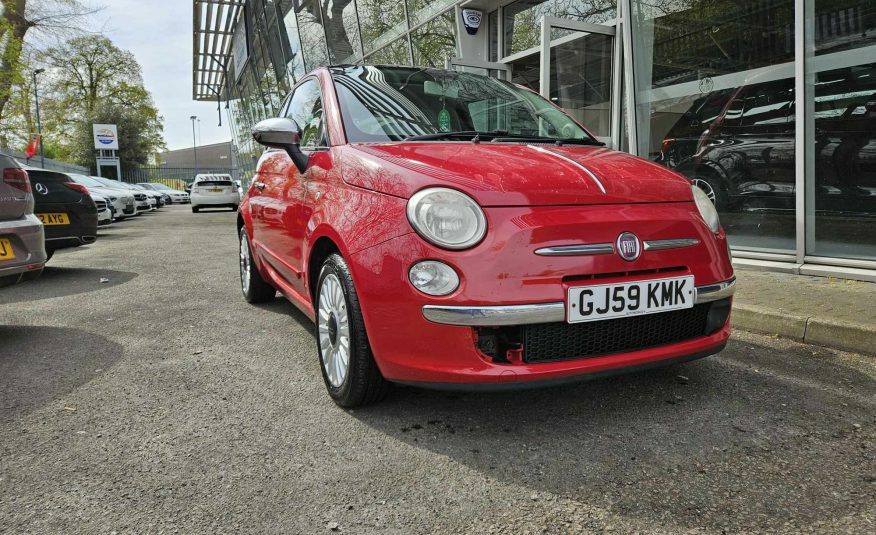 Fiat 500 1.2 Lounge Euro 5 GJ59KMK Red #2