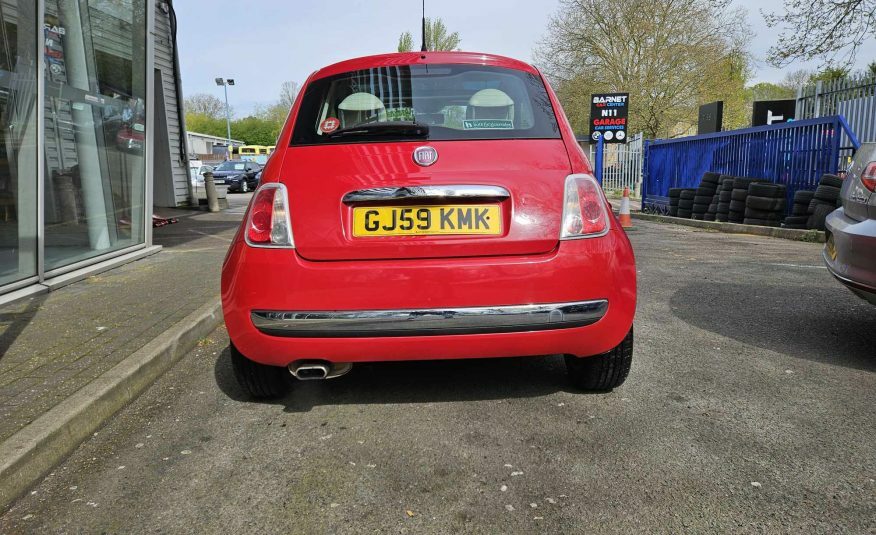 Fiat 500 1.2 Lounge Euro 5 GJ59KMK Red #4