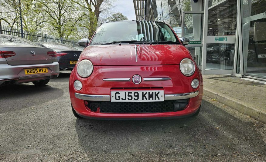 Fiat 500 1.2 Lounge Euro 5 GJ59KMK Red #3