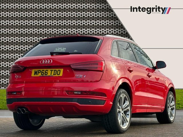Audi Q3 2016 2.0 Tfsi Quattro S Line Plus 178 Bhp WP66TDO Red #4
