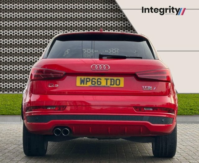 Audi Q3 2016 2.0 Tfsi Quattro S Line Plus 178 Bhp WP66TDO Red #5