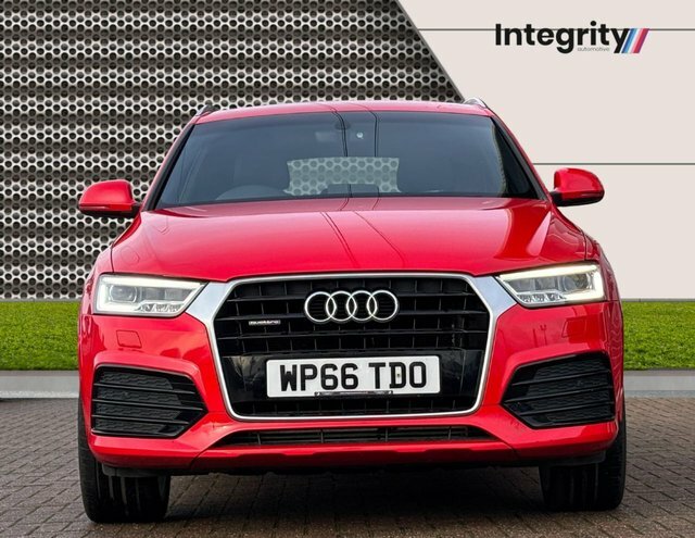 Audi Q3 2016 2.0 Tfsi Quattro S Line Plus 178 Bhp WP66TDO Red #2