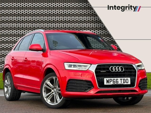 Audi Q3 2016 2.0 Tfsi Quattro S Line Plus 178 Bhp Red