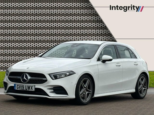 Mercedes-Benz A Class 2019 1.5 A180d Amg Line Executive Hatchback GV19UWX White #6