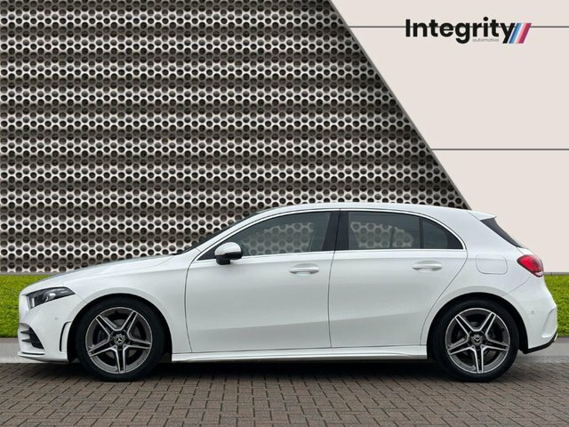 Mercedes-Benz A Class 2019 1.5 A180d Amg Line Executive Hatchback GV19UWX White #4