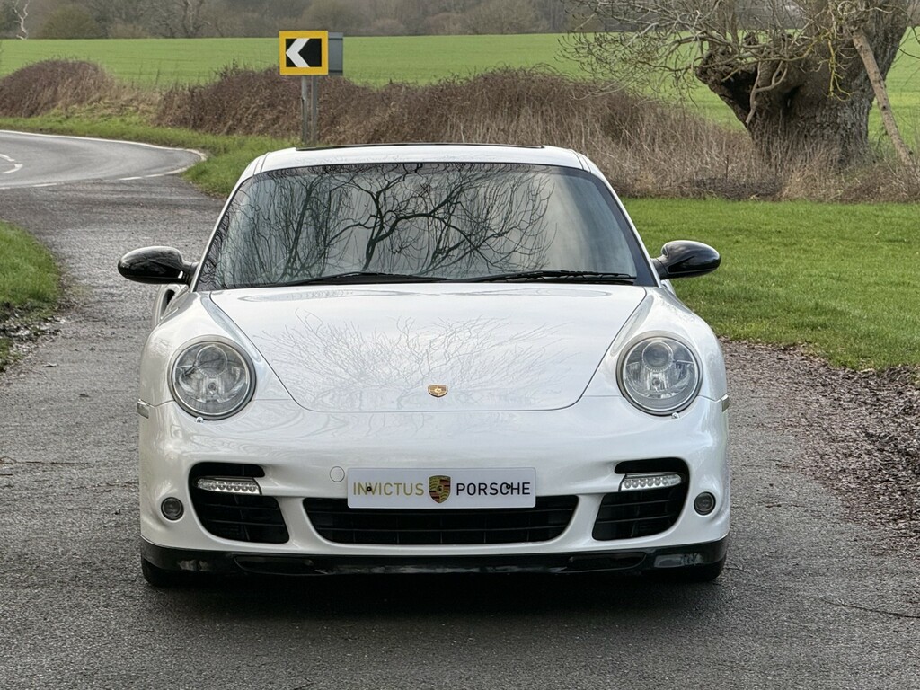 Porsche 911 3.6 997 Turbo AJ56HZZ White #2