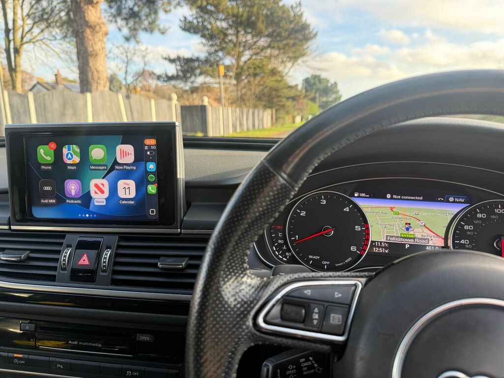 Audi A6 Saloon 2.0 Tdi Black Edition Carplay 1 Owner Saloon D RE16OLT Grey #3