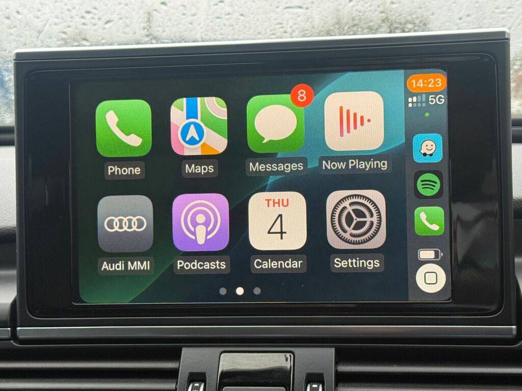 Audi A6 Saloon 2.0 Tdi Black Edition Carplay 1 Owner Saloon D RE16OLT Grey #4